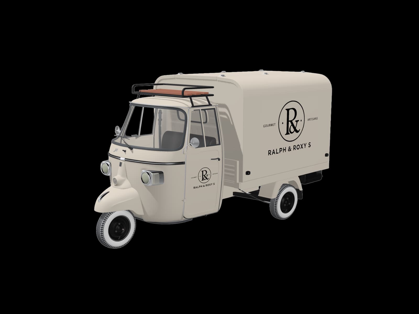Piaggio gelato cart